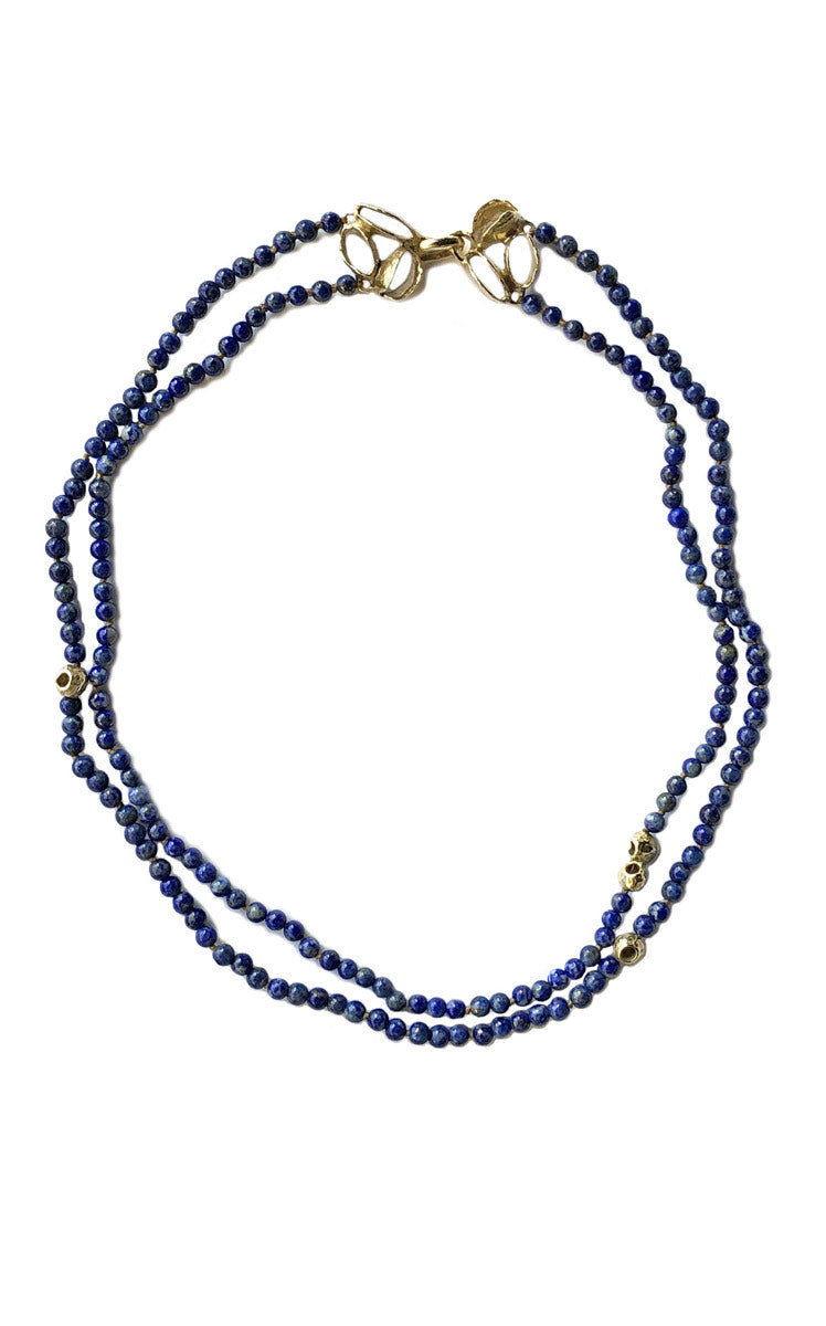 Kirsten Muenster Two-Strand Lapis Necklace