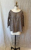 Gardener's Top in Paper Thin Ginger Plaid