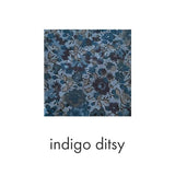 Drawstring Chemise in Liberty Indigo Ditsy