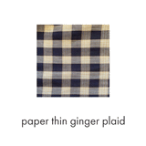 Gardener's Top in Paper Thin Ginger Plaid
