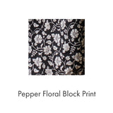 Smock Dress in Pepper Floral Block Print