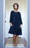 Smock Dress in Noir